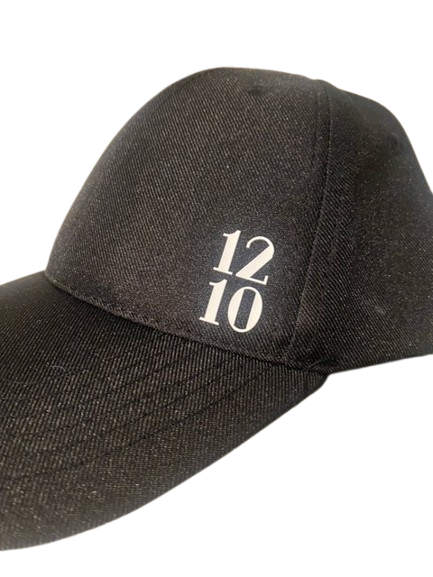 Black 1210 Golf Cap (5% of ALL profit goes to mental health charity MIND)